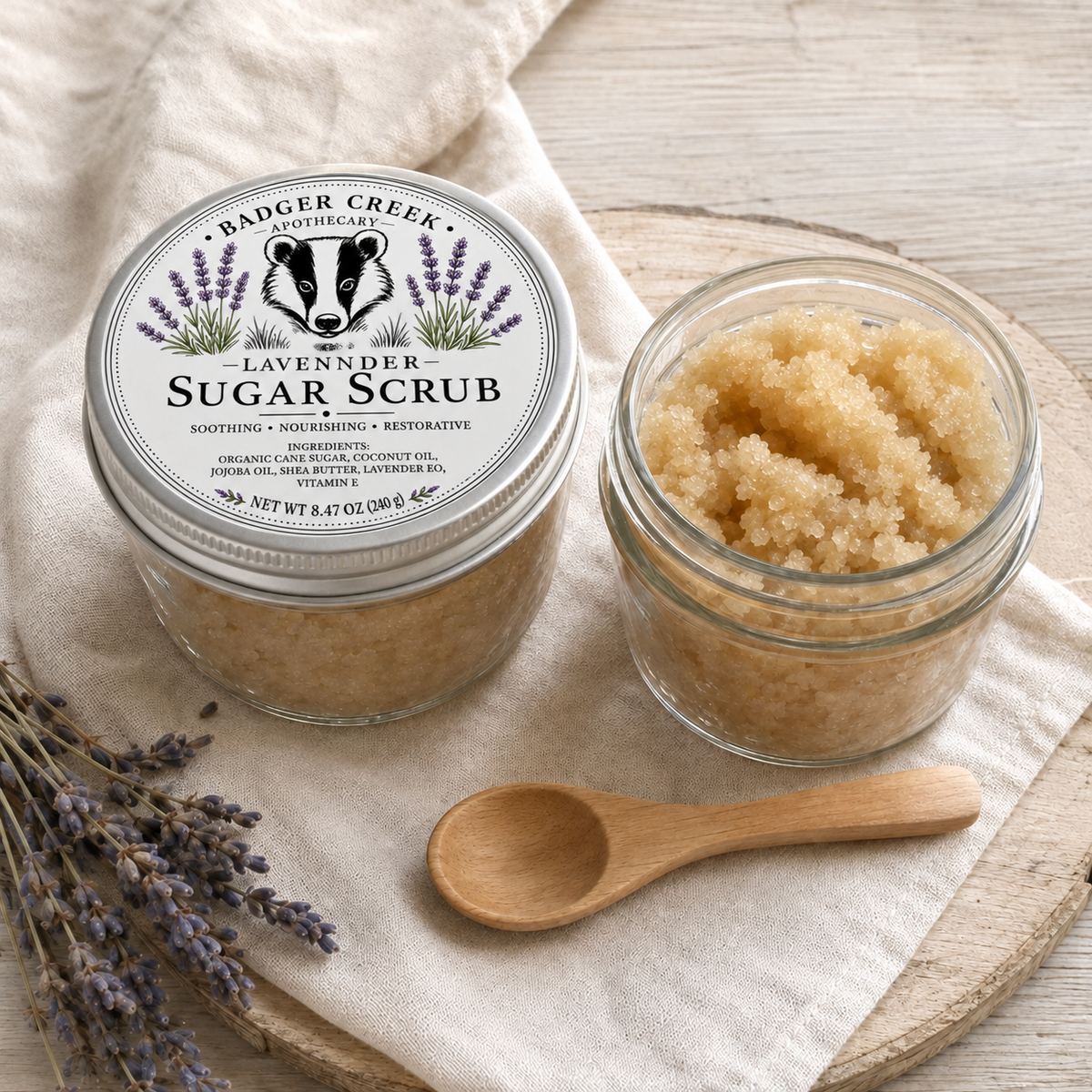 Lavender Sugar Scrub