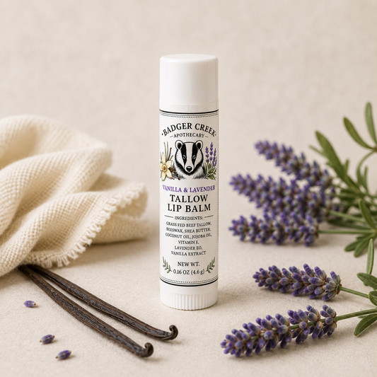 Vanilla & Lavender Tallow Lip Balm